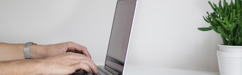 Computer på bord