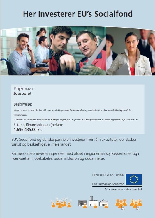 Plakat - EU's Socialfond