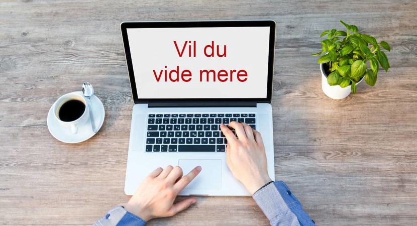 PC - på skærmen står der Vil du vide mere ( med røde bokstaver)