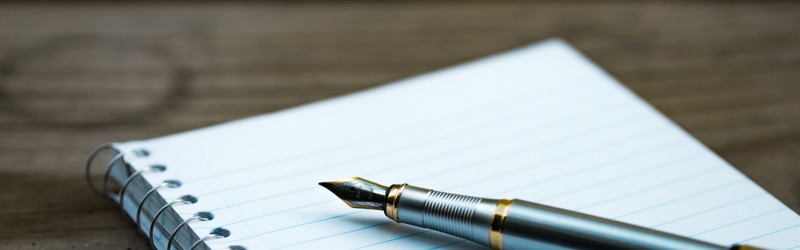 Pen and paper
