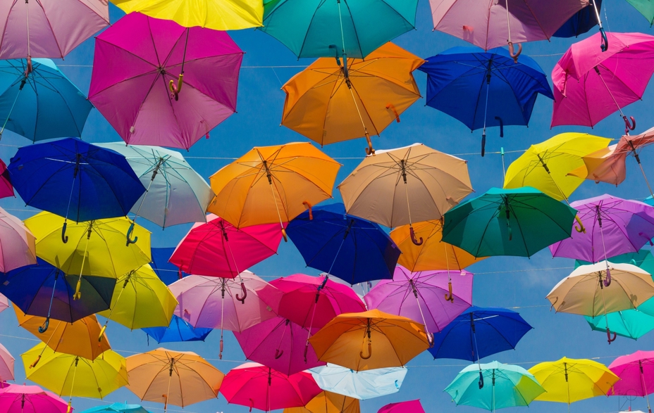Colorful umbrellas