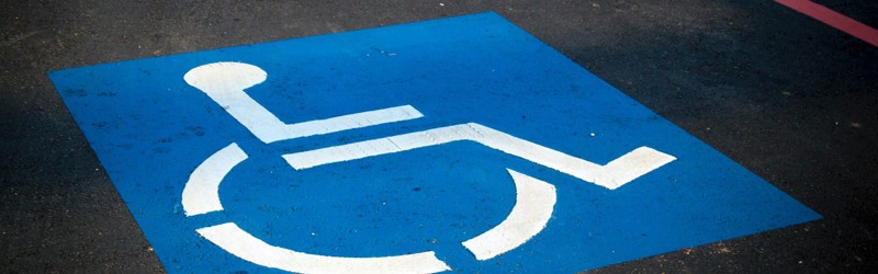 Handicap parkering logo