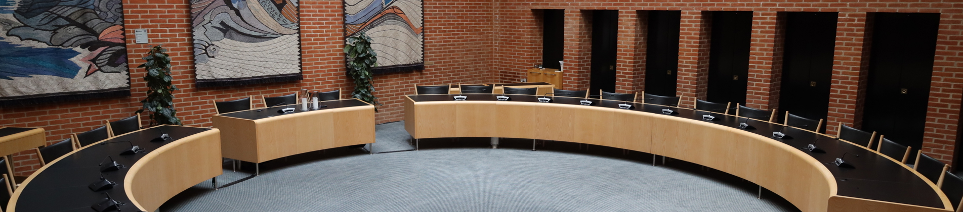 Et billede af Byrådssalen